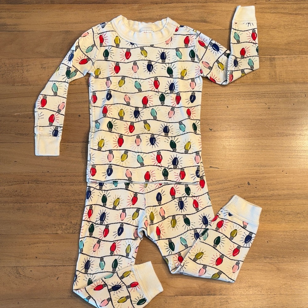 Hanna Andersson Multi Color Lights Pajamas